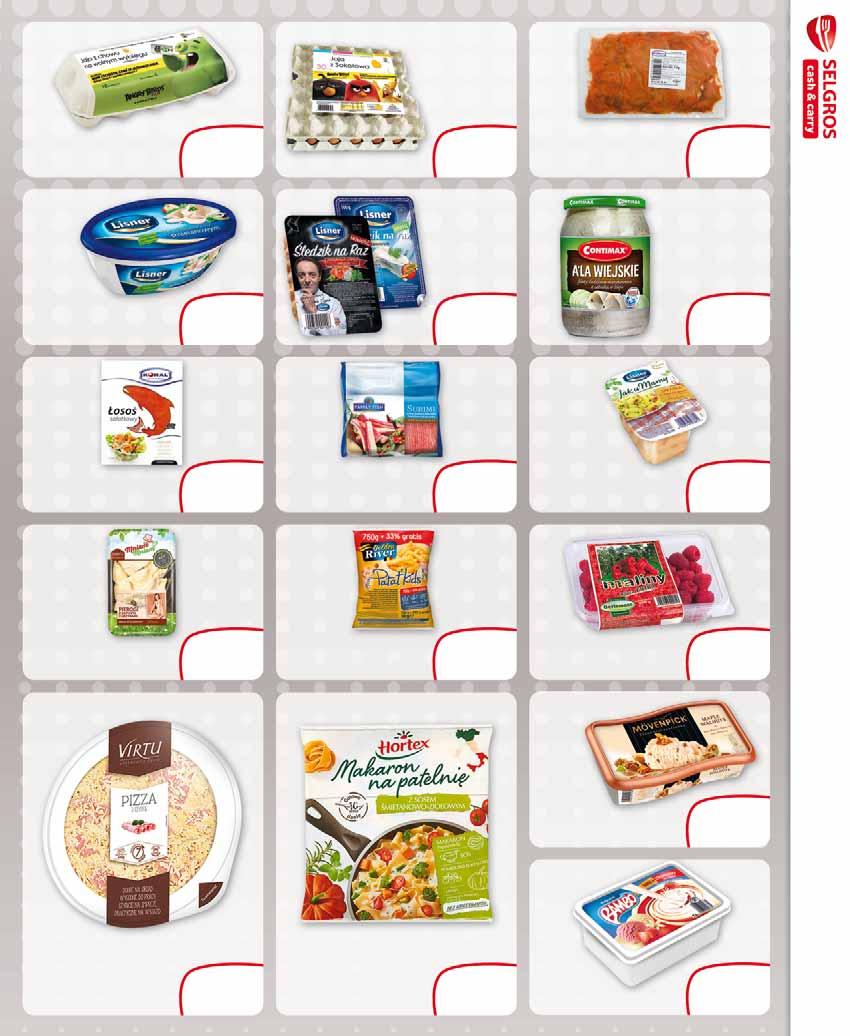 JAJA Z WOLNEGO WYBIEGU KL. L po 10 szt. 63006704 0 0 53 z VAT 0.56 JAJA KL. L po 30 szt. 58620683 28 z VAT 0.29 PSTRĄG ŁOSOSIOWY WĘDZONY SAŁATKOWY 1 KG sprzedaż po 54126693 25 z VAT 27.