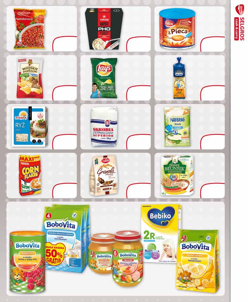 ZUPA INSTANT sprzedaż po 12 szt. 12715900 LUNCH BOX 80/85 G rożne rodzaje sprzedaż po 25846486 ORZESZKI ZIEMNE 140 G sprzedaż po 13537642, 80874563 80892078 0 89 z VAT 0.94 2 79 z VAT 2.