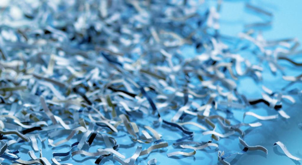 WASTE OFFICE SECURITY Poziom wydajności niszczarek z serii SECURITY większa pojemność