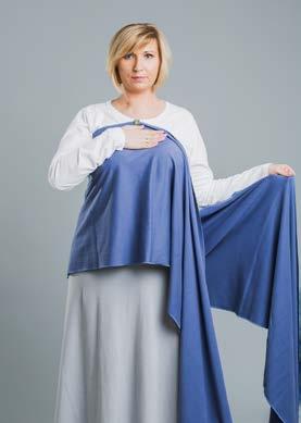 LennyLamb Stretchy Wrap is a perfect carrier for a newborn baby. It is very soft and mouldable.