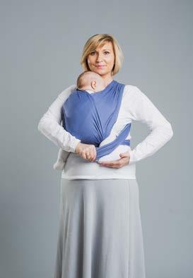 Securely holding your baby all the time, follow