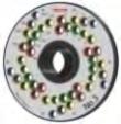 763,00 205 018 xx5 Proﬁ-Set: 4 Płyty- kolorowane, zawiera 3 komplety bolców, 1 tablicę ścienną, tabelę, CD Rom do Cemb P/ Hofmann Megaplan P/ Corghi P /Mondolfo P/Tip Top Propalance P 1.