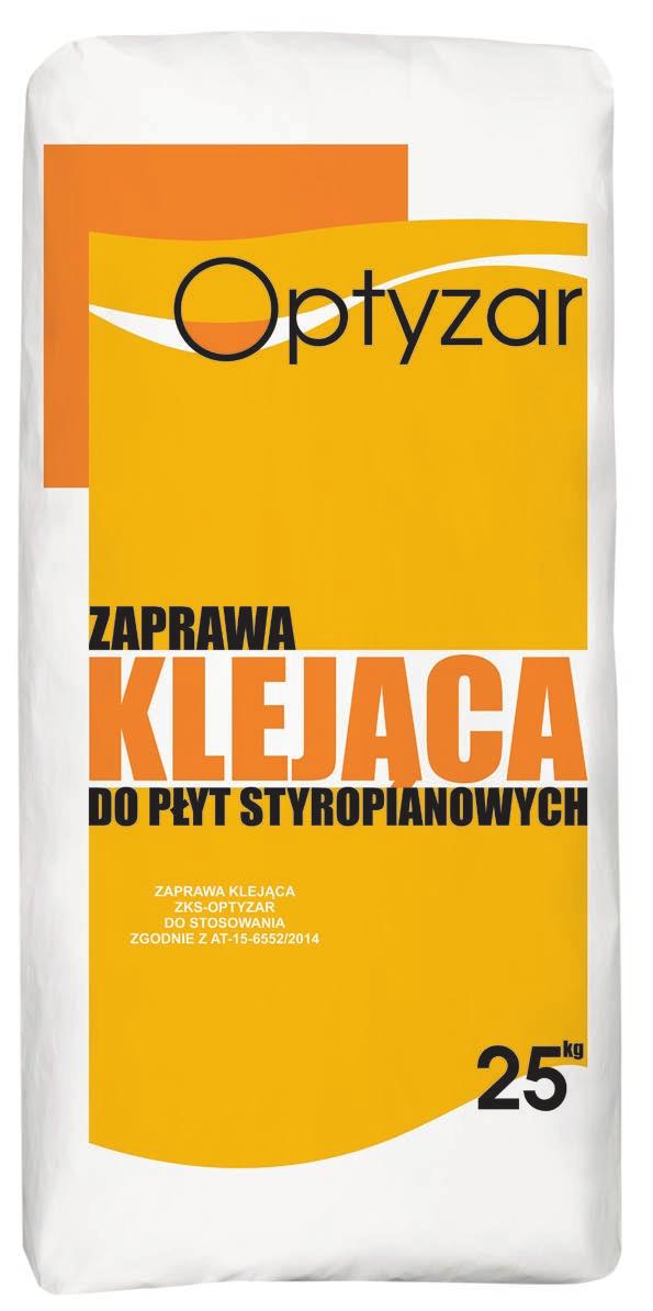 Ostatnia aktualizacja karty technicznej: 2014-11-07 Zaprawa Klejąca do Płyt Styropianowych ZKS Optyzar do przyklejania płyt styropianowych na tynki cementowe i cementowo-wapienne, na nieotynkowane