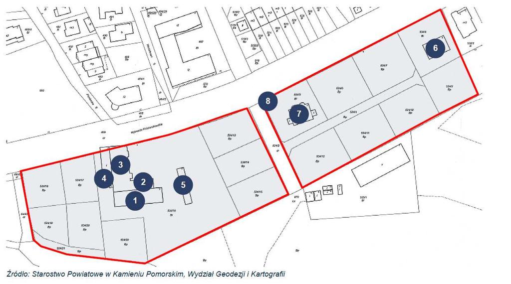 PRZEDMIOT SPRZEDAŻY (2/2) Nr budyku Nr działki Rok budowy Pow. Zabudowy (m2) Kubatura Liczba (m3) kondygnacji Funkcja 1 534/16 ok.