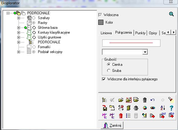 OTWARCIE BAZY Baza => Otwórz bazę Eksplorator (F4) =>