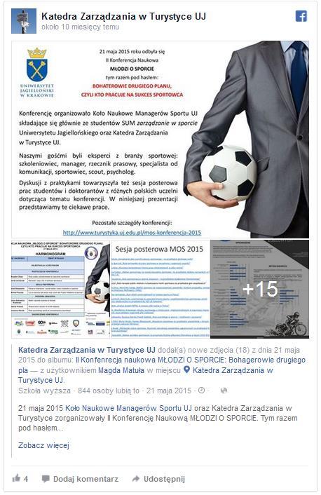 Postery MOS 2015 https://www.facebook.com/turystyka.uj/photos/a.