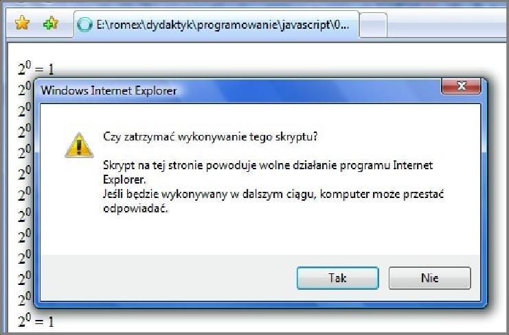 Instrukcja iteracyjna while co gdy
