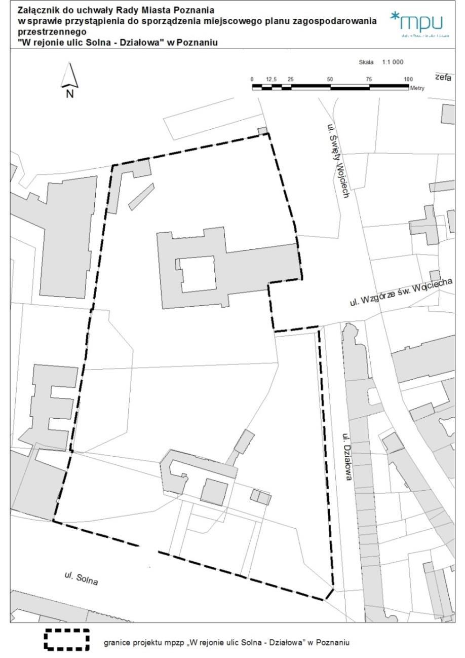 Projekt mpzp W rejonie ulic Solna - Działowa w Poznaniu Uchwała nr XXXIV/566/VII/2016 Rady Miasta Poznania z dnia 6 września 2016 r.