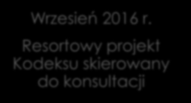 PRZEBIEG PROCESU LEGISLACYJNEGO 2016 Styczeń