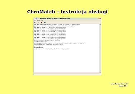 Sprawozdanie z PB Nr 139/T/5/9: ODORYMETRIA Nowe metody pomiarów 5 działania algorytmu na tym etapie prac.