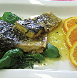 Karp w sosie cytrynowo-pomarańczowym Wykorzystany produkt: karp zatorski ChNP.
