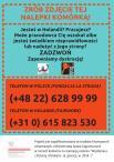 i Niemiec. Ulotki do 612 powiatowych urzędów pracy. Raport z badań dostępny na: http://www.strada.org.pl/index.php/pl/wiedziec-wiecej/badania-naukowe Nalepka z projektu Np.