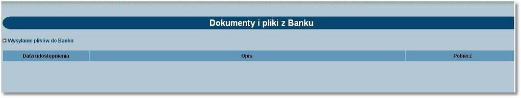 Rozdział 17 Dokumenty i pliki Rozdział 17. Dokumenty i pliki W przypadku, gdy USLUGA_MENU_PLIKI ustawiona jest na wartość T w menu systemu dostępna jest opcja Dokumenty i pliki.