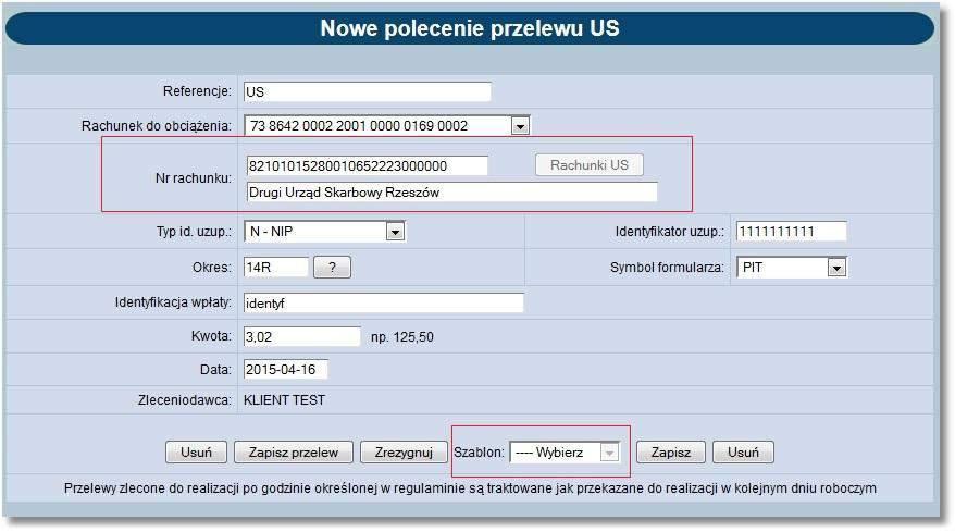 Rozdział 9 Przelewy 3) Na formatce edycji przelewu zagranicznego: brak jest możliwości edycji NRB kontrahenta brak jest możliwości zmiany wyboru opcji Kontrahent z listy/inny