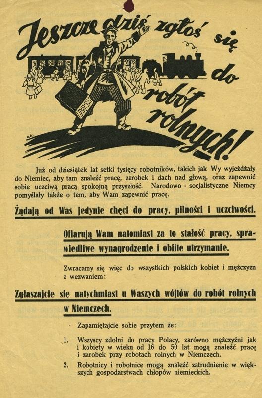 Okupoane ziemie stały się miejscem yzysku ekonomicznego i bezprzykładnej grabieży. Niemcy zagarnęły ogromną część przedsiębiorst przemysłoych i rolnych należących do obyateli polskich.