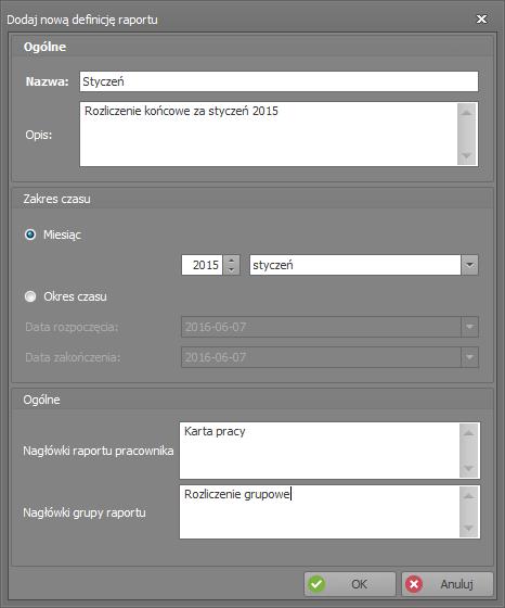 3.2.2 Komenda Centrum raportów Oprócz predefiniowanych raportów dostępnych z menu RAPORTY, program RCP Master 3 umożliwia kreowanie raportów dostosowanych do indywidualnych potrzeb użytkownika.