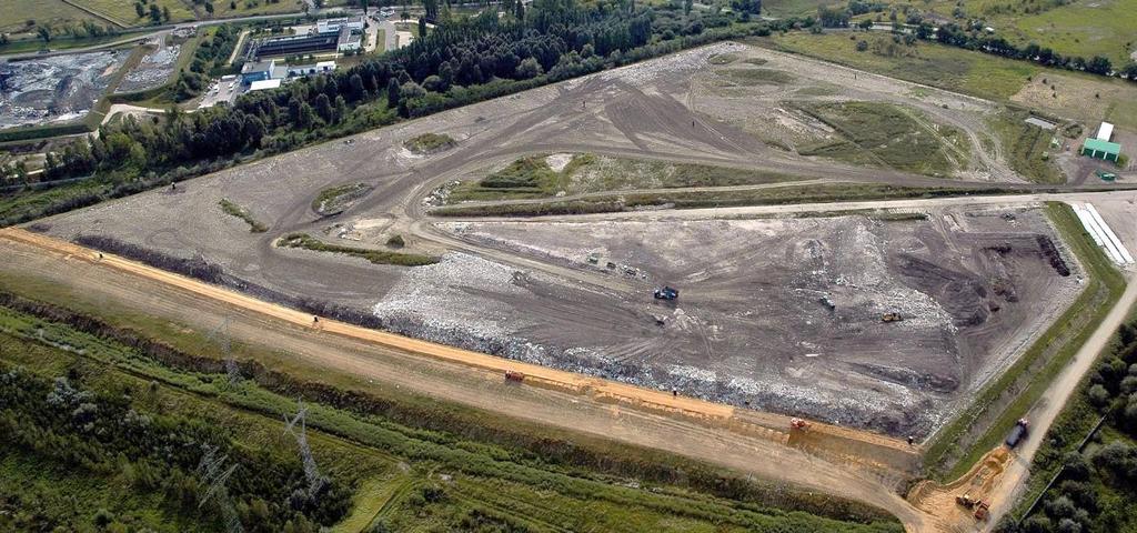 ZMPO -Składowisko Zaprzestanie składowania odpadów komunalnych zawierających frakcję organiczną powoduje, że nie wytwarza się metan, który na składowiskach