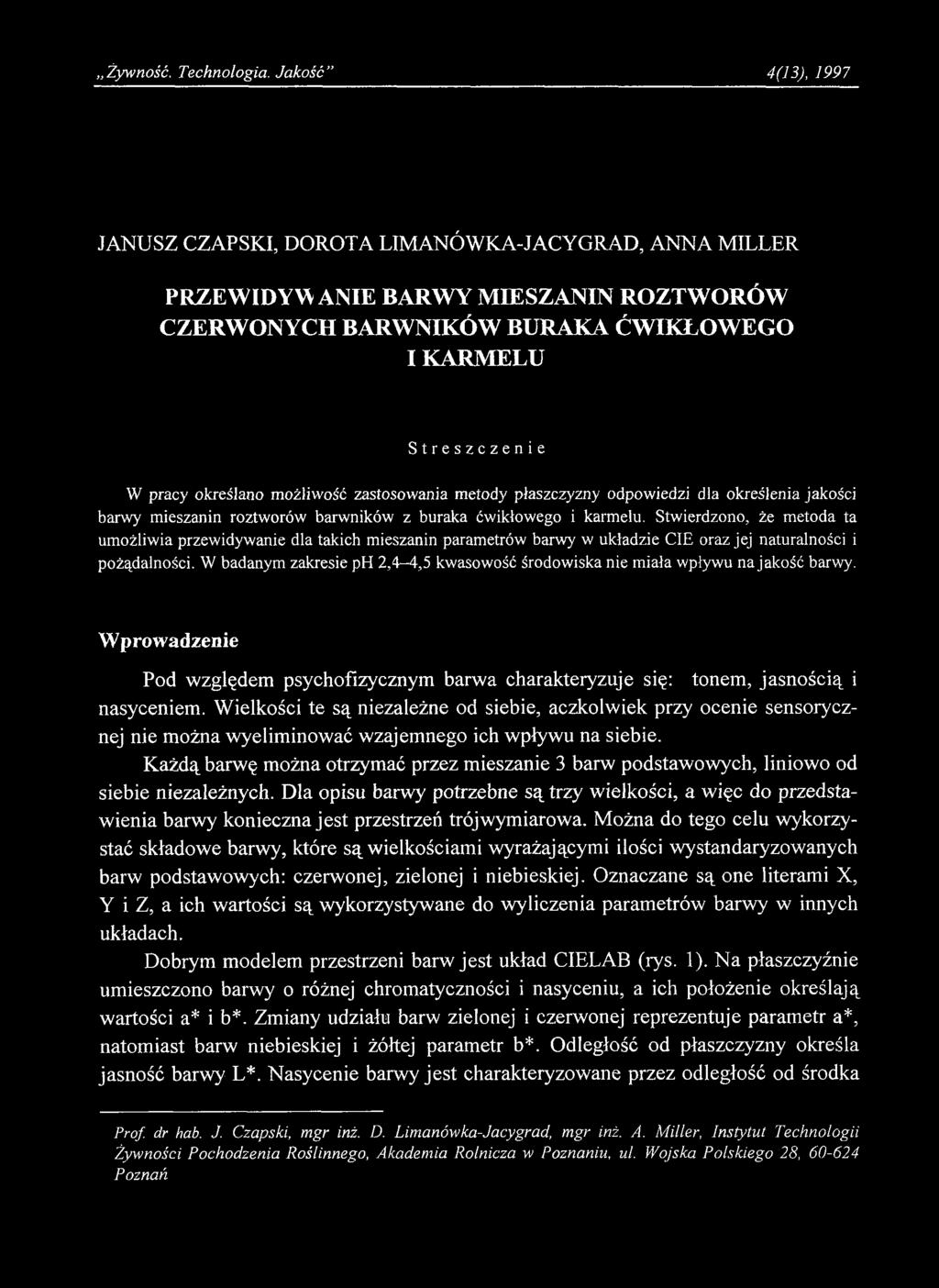 Żywność. Technologia.