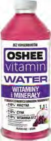 witamina C magnez + B6 witaminy + minerały + żeń-szeń 250 ml 3 15 Napój Vitamin Water witaminy i minerały magnez + B6 1, 1 29 Napój Vitamin Water