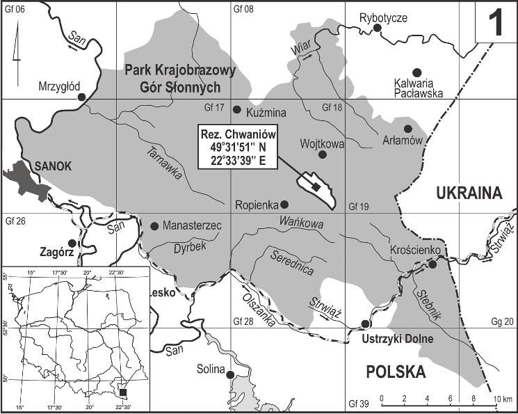 87 Ró norodnoœæ-gatunkowa-mszaków-rezerwatu-leœnego- Chwaniów 87 ochron¹ lasy Karpat to szczególne miejsce dla prowadzenia badañ nad ró norodnoœci¹ flory mszaków, z wieloma reliktowymi gatunkami