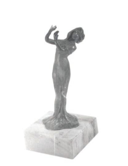 pc-1505 13. author unknown Dancer, early 20th cent. Bronzed tin, cast, marble, height 16 cm cat. pc-1505 14. autor nieznany - chiny Chińczyk, przed 1945 r. Marmur (?), wys.