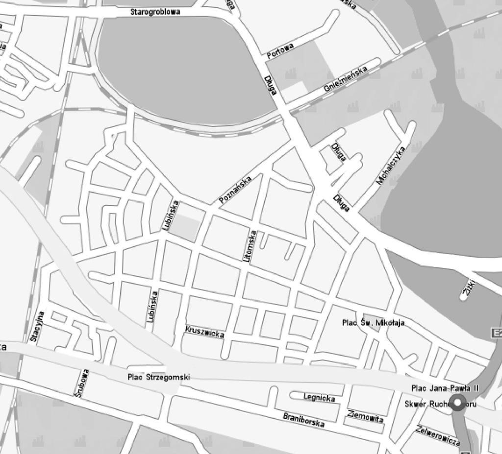 Wroc aw Legnicka przej cie 5 2. STAN ISTNIEJ CY 2.1. Lokalizacja Przedmiotowe skrzy owanie jest zlokalizowane w terenie zabudowanym w centrum miasta. Ulica Legnicka posiada przekrój min.