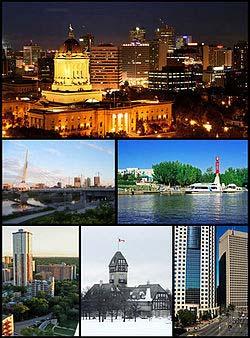 Winnipeg Największe miasto prowincji Manitoba w Kanadzie