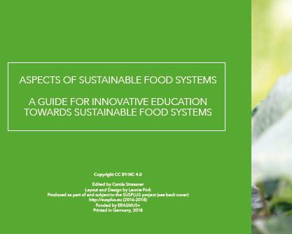 Najważniejsze rezultaty intelektualne EPOS & SUSPLUS Booklet pt. A guide for Innovative Education towards Sustainable Food Systems, Materiały edukacyjne dot.
