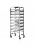 Oferta handowa RM GASTRO nr 4933 17 39. 810651 Wózek 15-półkowy - do transportu bach - kod 810651 749.00 1 200.00 Wózek do transportu bach. 15 stanowisk o wymiarach 600 X 400 i wysokości 80.