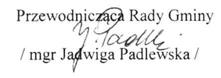 2. Wykonanie uchwały powierza się Wójtowi