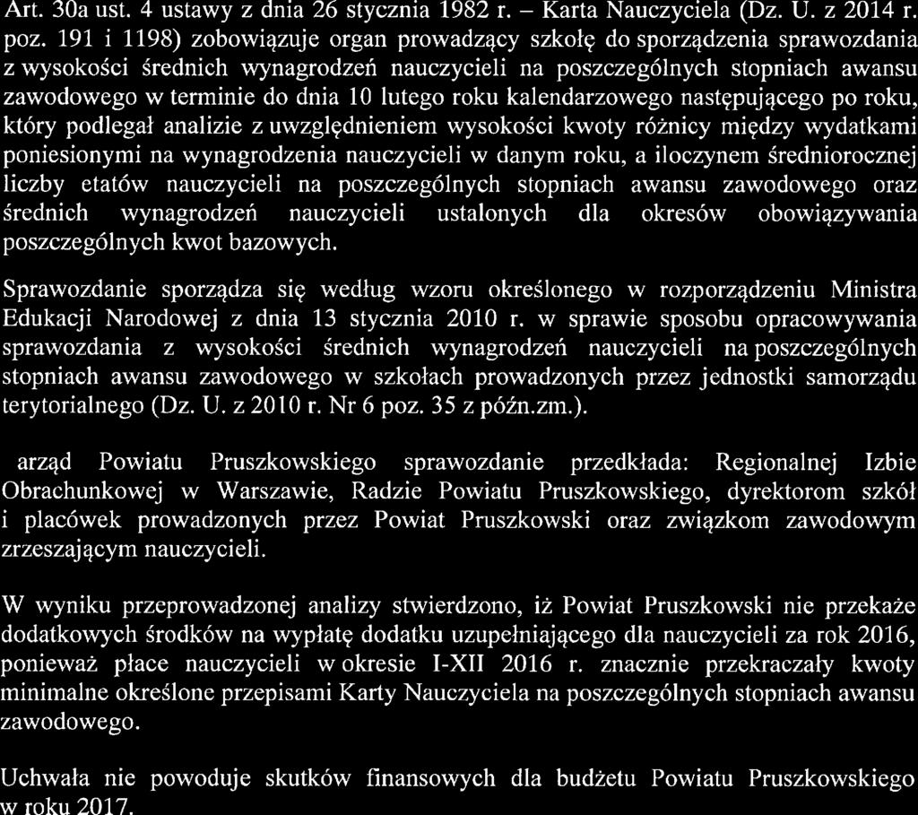 Uzasadnienie do uchwały nr#/6.0...ll{.3ę.}./2017 Zarządu Powiatu Pruszkowskiego z dnia e>./..:lz(mego... 2017 r.