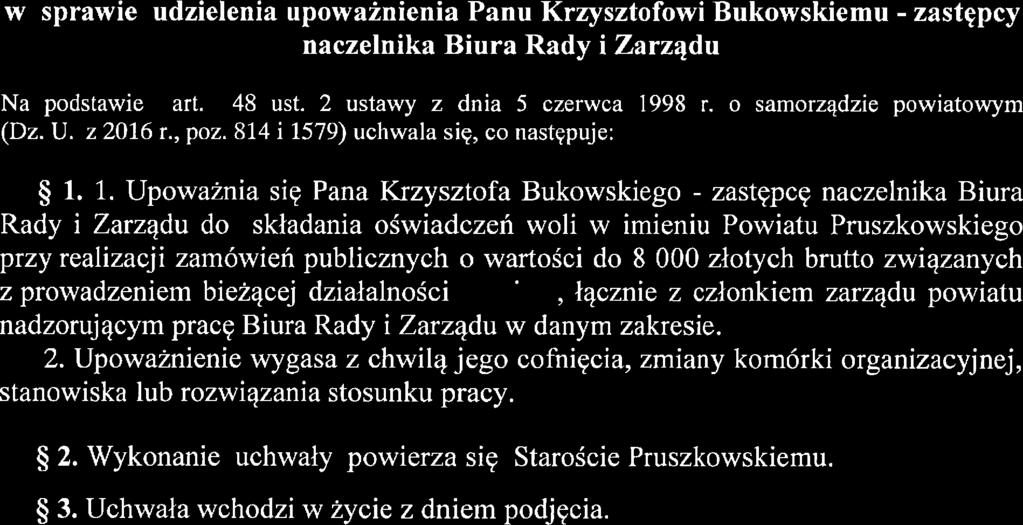 Uchwała nrż/.60../,/3qz./2017 Zarządu Powiaty Pruszkowskiego z dnia -n.