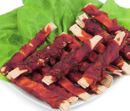 PROSTOKĄTNE CHIPSY RYBNE - ŁOSOŚ Z BATATAMI -