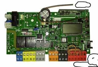 F3,5A T 0 0 6 7 4 4 43 50 5 5 60 6 6 70 7 7 73 74 75 M LEO B CBB Centrala sterująca obsługująca silnik zasilany napięciem 30 V o mocy do 750 W.