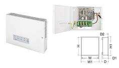2A/13,8VDC tamper: 1xNC, 7Ah) 187,00 230,01 B AWZ 300 PSDC04124 PSDC08128 PSDC161214 AWZ 13,8V/3A/17Ah/L zasilacz