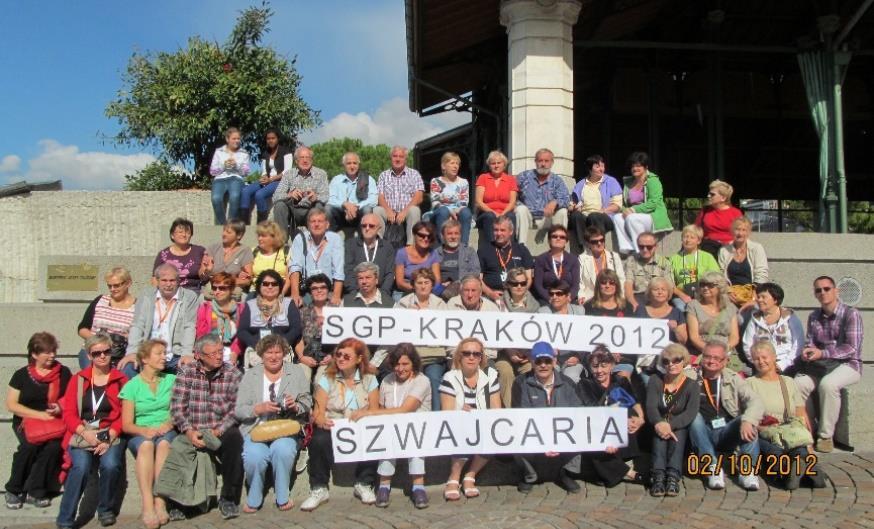 Uczestnicy XXI wyprawy SGP. W dniu 22 września 2012r. odbyły się uroczyste obchody Dnia Geodety pod hasłem Geodeto! Zajrzyj do Huty, w którym uczestniczyło 120 osób.