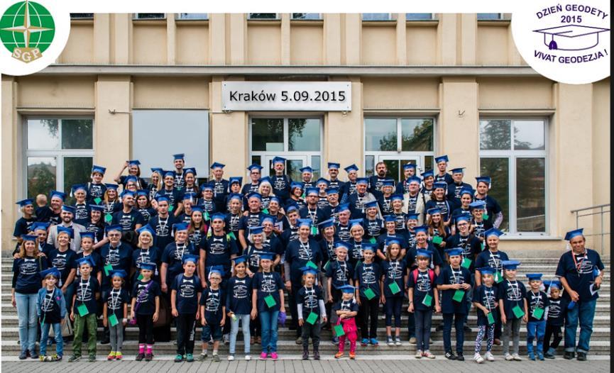 W dniu 5 września 2015r. w Krakowie odbyły się uroczyste obchody Dnia Geodety pod hasłem Vivat Geodezja.