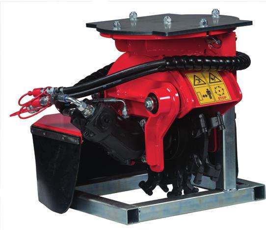 117 kw/160 HP Ø720 mm Ø28/28 520 kg Frezy pni napędzane hydraulicznie H20 H40 Napędzane hydraulicznie frezy do pni do montażu na koparce lub podobnej maszynie, która jest wykorzystywana do ruchu
