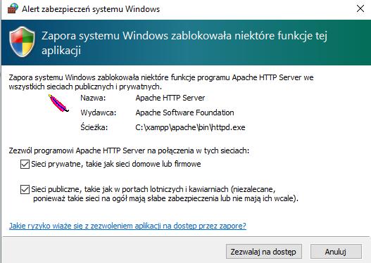 Przygotowanie ±rodowiska do pracy Instalacja XAMPP Dawid