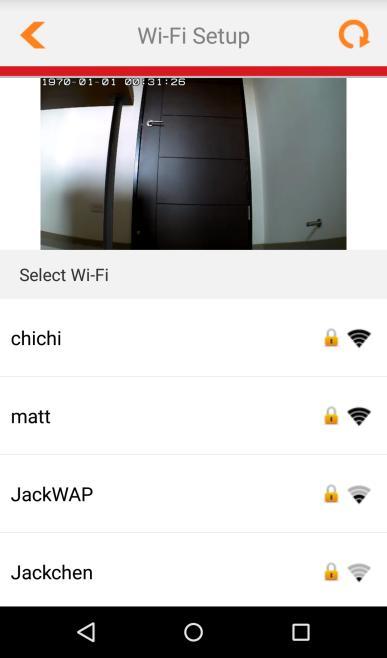 8. Wybierz z listy swoją sieć Wi-Fi i wprowadź hasło Wi-Fi.
