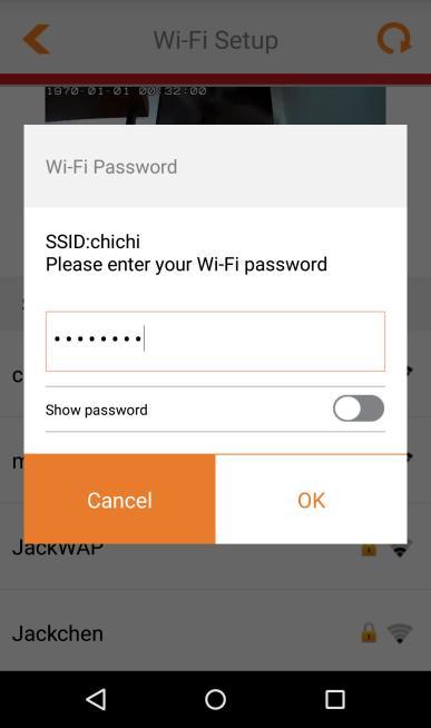 Kliknij Odśwież w prawym górnym rogu, jeśli Twoja sieć Wi-Fi nie znajduje się na