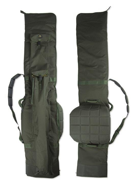 13ft 4 Rod Holdll POKROWIEC NA WĘDKI 13' TYPU HOLDALL POKROWCE 52 cm 42 cm 220 cm Njwżniejsze cechy: Prmetry: Mksymln ochron dl 4 wędzisk z kołowrotkmi Specjlnie uksztłtowne, sztywne komory chroniące