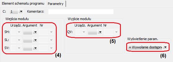 Kolejnym krokiem jest przypisanie cewce funkcji (2). Można określić rodzaj cewki (zwykła, bistablina, SET, RESET, itd.) oraz sposób w jaki będzie działał licznik.
