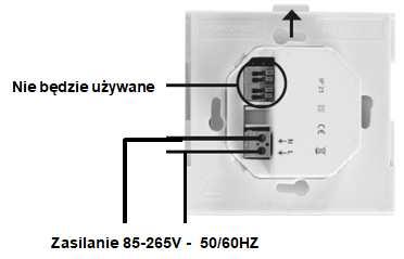 MONTAŻ PODTYNKOWY Podłącz zasilanie.