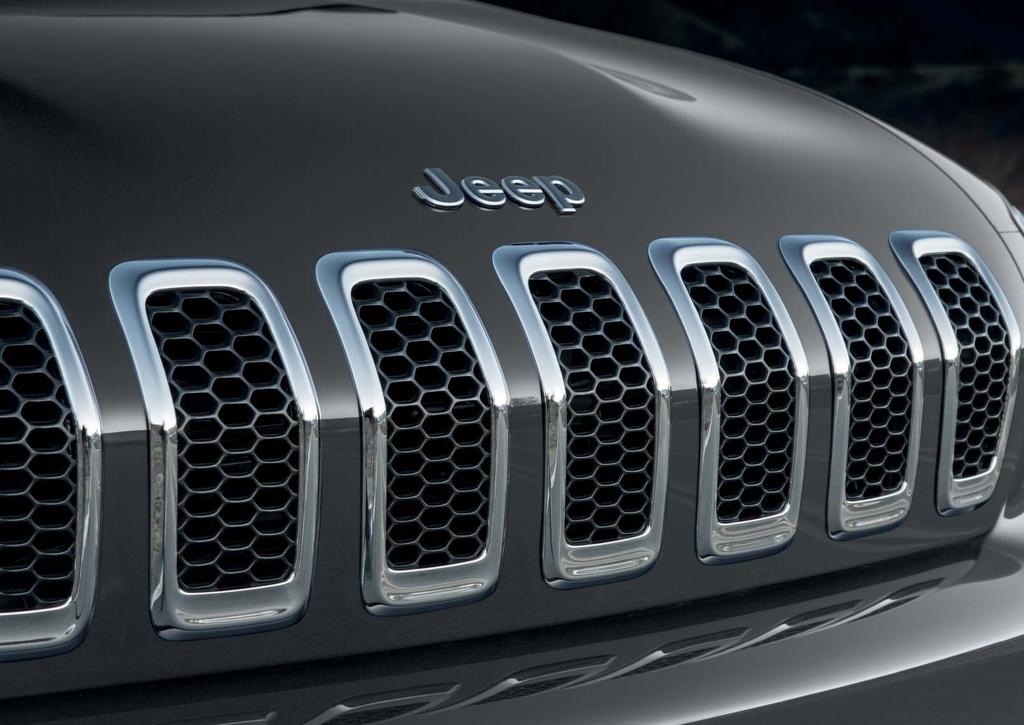 STWORZONY Z PRAWDZIWEGO DNA MARKI JEEP Jeep Cherokee podnosi poprzeczkę, oferując doskonałe właściwości jezdne oraz prowadzenie, niskie zużycie paliwa, najlepsze w swojej klasie systemy napędu 4x4 i