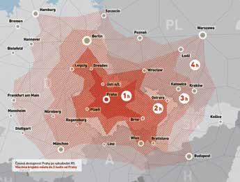 którym linia Praha Brno będzie główną osią.