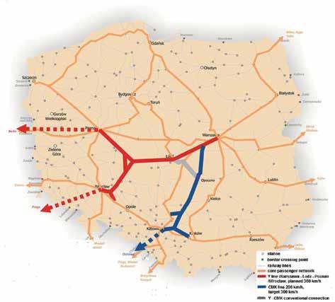 Również na odcinku Brno Prerov, stanowiącym połączenie w kierunku Ostrawy, przewidywana jest przebudowa istniejącej linii jednotorowej na linię dwutorową o prędkości maksymalnej 200 km/h.