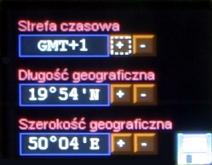 6.9. Wygaszenie ekranu W tym menu można uaktywnić tryb wygaszania ekranu po zadanym czasie bezczynności (braku użycia klawiszy programowania na driver'ze).