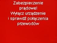 - aktualnie ustawiona funkcja w podmenu Menu Brak sygnału DMX ).! Master ON/OFF - informacja dotycząca stanu trybu master.