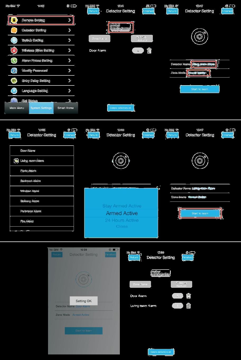 Kasowanie zaprogramowanych pilotów: Wejdź do ustawień systemu w menu "System Settings" Wybierz opcję Piloty Bezprzewodowe "Remote Settings".